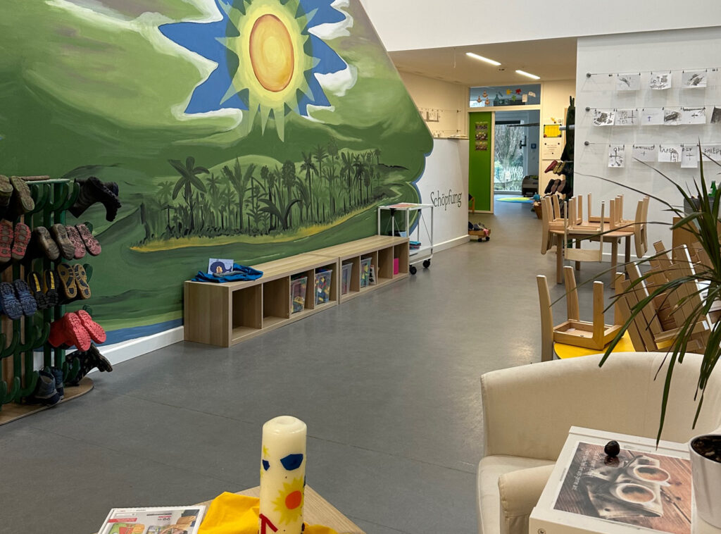 Flur in einer Kita in Brühl